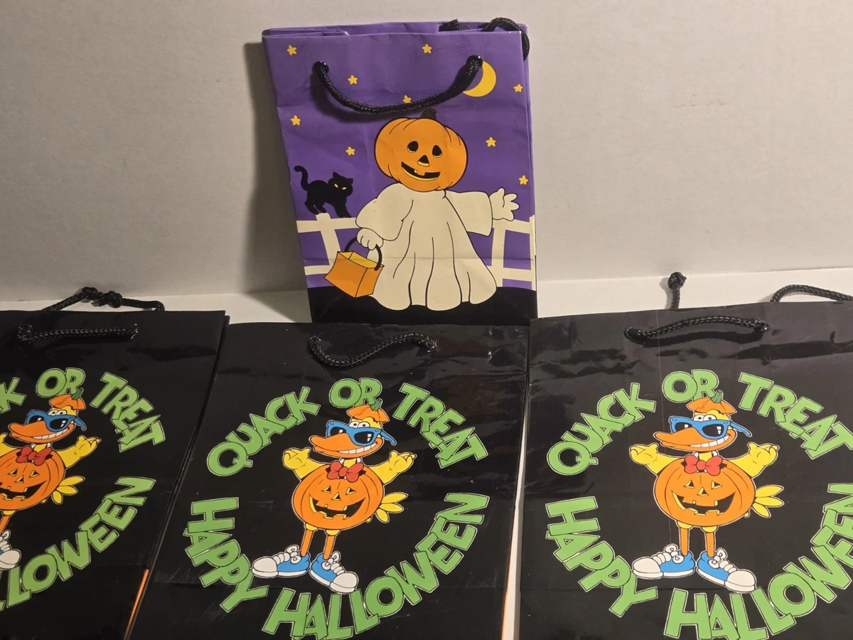 Cajas De Regalo De Halloween - Pack De 12 Unidades, 11.5x8x13.5 Cm, Con Diseños De Fantasmas, Calabazas Y Más