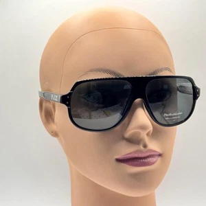 NEU Herren Y2K Ralph Lauren Kunststoff Piloten Sonnenbrille Polo 4055 schwarz 60/13 Italien - Bild 1 von 11