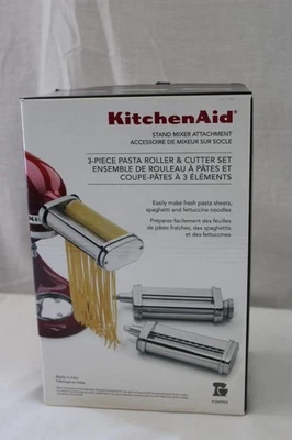 KitchenAid KSMPRA Juego de 3 rodillos y cortadores de pasta - ¡NUEVO!! Foto 1 de 2