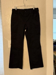 Duluth Pants Womens 12x29 Black Chino Trouser Flex Fire Hose Workwear - Picture 1 of 3
