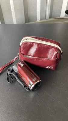 JVC Everio GZ-HM30 HD Camcorder 40x Optical Zoom Red w/ Bag - Image 1 of 4