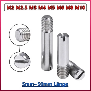 Slotted Cylindrical Pin Zylindrische Stifte mit Außengewinde M2 ~ M10 - Picture 1 of 81