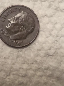   2003-P Roosevelt Dime , Error Improperly Annealed Planchet (metal brown ) 3.1G - Picture 1 of 3