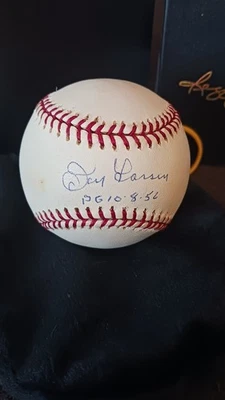 NY Yankees Don Larsen PG 10-8-56 Béisbol Oficial Firmado con Certificado de Autenticidad, BOLSO Y CAJA Foto 1 de 4