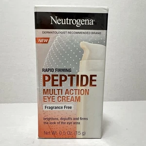 Neutrogena Péptido Reafirmante Rápido Multi Acción Crema de Ojos Sin Fragancia 0.5oz - Imagen 1 de 4
