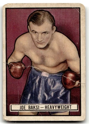 1951 Topps Ringside #20 Joe Baksi Boxing (low grade) NO RESERVE! - Image 1 of 2