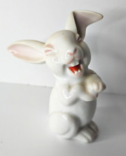 1950's Max Hermann for Rosenthal Laughing Rabbit Figurine Porcelain 5 Inch VTG