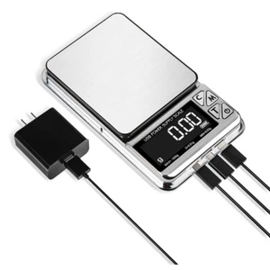 Kleine Küchenwaage Mini Schmuck Elektronische Waage 1000g x 0,01 USB Aufladen - Bild 1 von 4