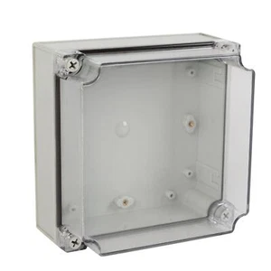 ABS IP66 Clear Lid Junction Box 175 x 175 x 100mm - Picture 1 of 18