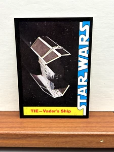1977 Wonder Bread Star Wars card TIE - VADER'S SHIP no. 16 NM - Picture 1 of 2