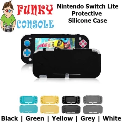 Nintendo Switch Lite Protective Silicone Rubber Gel Soft Case Console Cover
