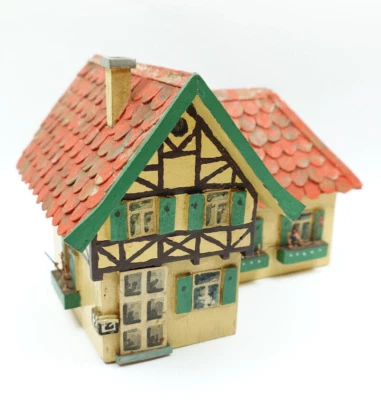 Fachwerkhaus Spur 0 Eigenbau Hinkel Kutschbach Holz Rarität Märklin Uralt - Bild 1 von 4