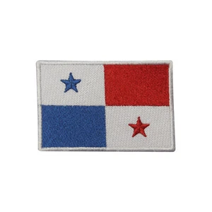 Panama National Country Flag Patch Bügelbild Patch Aufnäher Abzeichen bestickt Patch - Bild 1 von 1