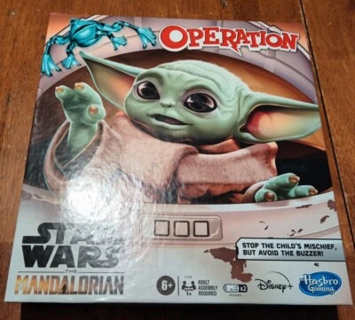 2020 Hasbro Star Wars The Mandalorian Baby Yoda Operation Game  - Image 1 of 4