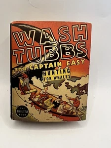 WASH TUBBS and Captain Easy - Hunting for Whales - 1938 WHITMAN BIG LITTLE BOOK - Picture 1 of 12