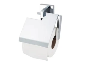 Designer AQUALUX Toilet Roll Holder Polished High Quality Rrp £35 - Picture 1 of 6
