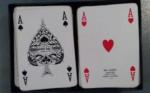 DOPPIO MAZZO CARTE DA POKER - SCALA 40 - COME NUOVO - VINTAGE DAL NEGRO TREVISO - Imagen 1 de 2