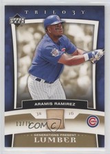 2005 Upper Deck Trilogy Generations Present Gold Lumber /75 Aramis Ramirez