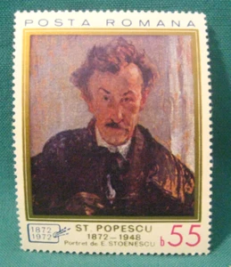 1972 Romania-Portrait of St. Popescu-Artist-MNH Single - Picture 1 of 2