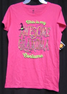 Damen-T-Shirt Small 4-6 This Is My Awesome Grandma Kostüm pink - Bild 1 von 6