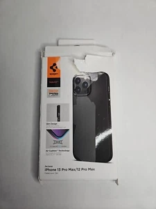 Spigen - Thin Fit Case for Apple iPhone 13 Pro Max/12 Pro Max - Black - Picture 1 of 6