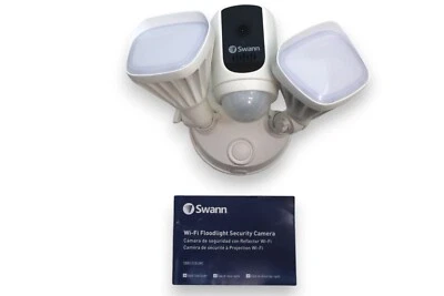 Swann Floodlight Security Camera - SWWHD-FLOCAMW - Image 1 of 4