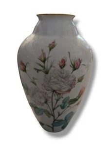 Large Georges Boyer Limoges France 11.5" Rosa Centifolia Porcelain Vase *RARE*  - Picture 1 of 7