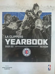 2021-2022 LOS ANGELES L.A. CLIPPERS YEARBOOK 120 PAGES NBA BASKETBALL CHAMP - Picture 1 of 3