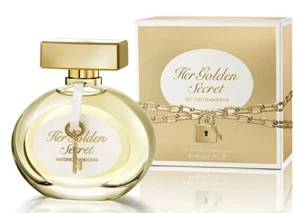 HER GOLDEN SECRET * Antonio Banderas 2.7 oz / 80 ml EDT Women Perfume Spray - Picture 1 of 1