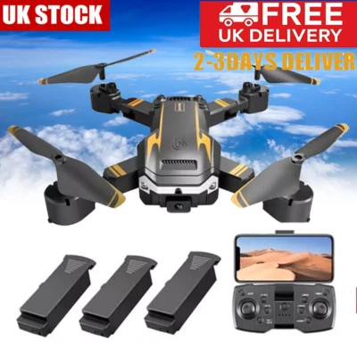 8K Drone X Pro WIFI FPV HD Dual Camera 3 Batteries Foldable Selfie RC Quadcopter - Image 1 of 4