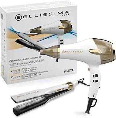 BELLISSIMA ITALIA Bellissima Imetec Beauty-Set mit professionellem Haartrockner, Keramik- und Kera