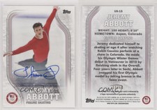 2018 US Olympic & Paralympic Team and Hopefuls /60 Jeremy Abbott Rookie Auto RC