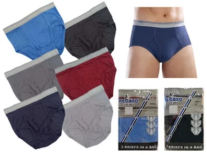 6 piezas Calzoncillos de colores para hombre Ropa interior de algodón Estilo vintage de la vieja escuela - Imagen 1 de 9
