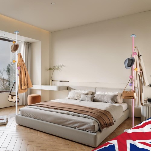 VETEMENTS Appendiabiti colorato a fungo metallo resistente all'usura albero per decorazioni casa