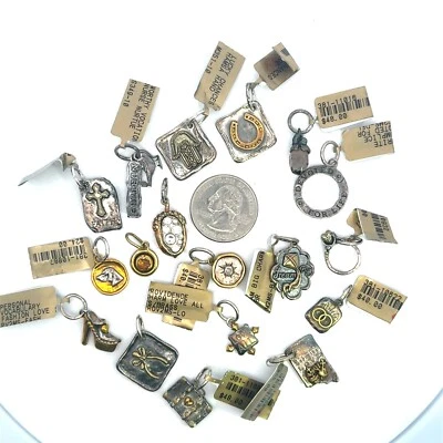 Waxing Poetic lot of 18 new silver pendants -- lot 11 - Image 1 of 4