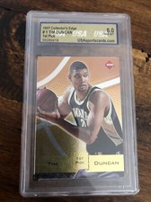 TIM DUNCAN ROOKIE CARD GEM MINT. 1997 Collectors Edge Impulse #1 usa 8