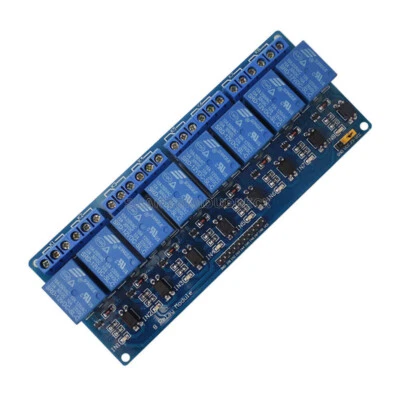 12V 8Channel Relay Module with Optocoupler for Arduino UNO 2560 1280 ARM PIC AVR - Bild 1 von 4