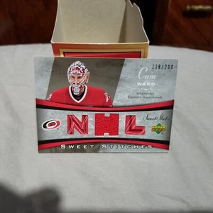 Cam Ward 2006-07 Sweet Shot Sweet Stitches Jersey Card #SS-CW #d 118/200 - Picture 1 of 2
