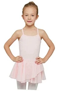 Toddler Girls Ballet Leotards with Skirt Dance Dresses 2-4T T4 - Ballet Pink - Picture 1 of 8