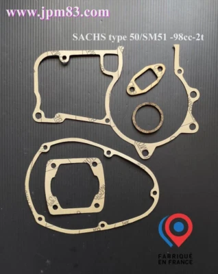 Pochette joints SACHS 100 NARCISSE 98cc 2T fabrication - Imagen 1 de 2