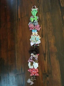 Baby or Little Girl Lot 23 Hair Bows and Clips with Holder! - Picture 1 of 5