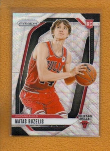 Matas Buzelis 2024-25 Panini Prizm Basketball Rookie Wave Prizm RC #252 Bulls - Picture 1 of 6