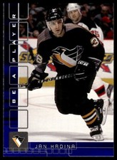 2001-02 Be a Player Memorabilia BLEU /100 Jan Hrdina Pittsburgh Penguins #139