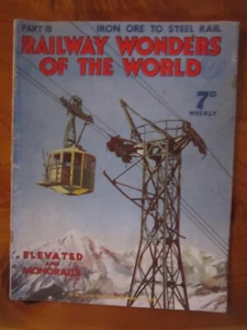 MAGAZINE RAILWAY WONDERS OF THE WORLD MAY 31 , 1935 PART 18 ** GREAT ** - Picture 1 of 1