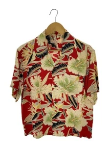 SUN SURF Men's 100% Rayon HAWAIIAN Aloha Shirt floral pattern SIZE S USED - Picture 1 of 6