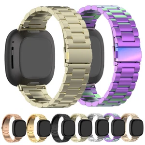 Edelstahl Metall Armband Ersatz Für Fitbit Versa 4 3 Sense 2 Uhrenarmband Strap - Bild 1 von 67