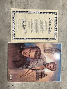 Very Rare Porcelain Tile Art James Dean “The Young Giant” With COA Numbered /350 - Picture 1 of 4