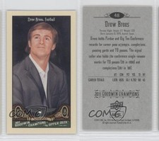 2011 Upper Deck Goodwin Champions Mini Drew Brees #48
