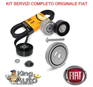 KIT CINGHIA SERVIZI + PULEGGIA ALBERO MOTORE COMPLETO ALFA ROMEO 159 1.9 JTDM - Imagen 1 de 1