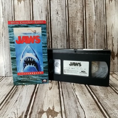 Jaws (VHS 1975, 1995) Special Collectors Edition, Letterboxed Steven Spielberg - Image 1 of 4
